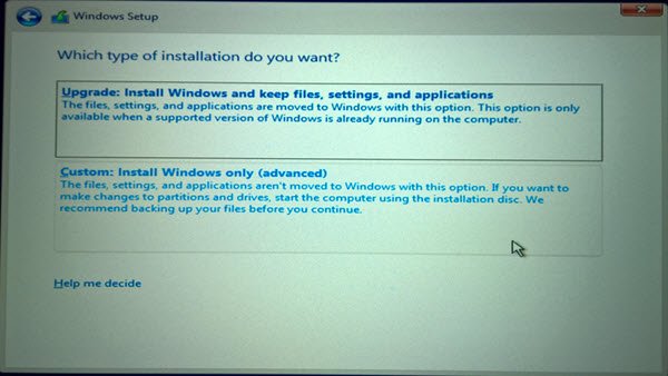 Clean Install Windows