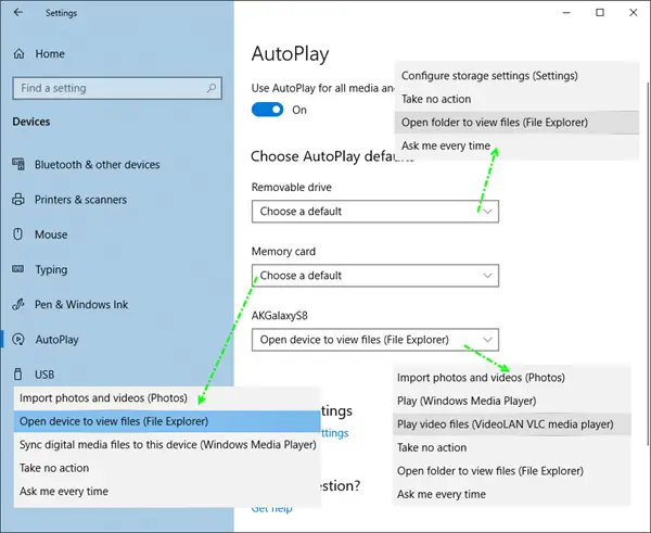 autoplay in windows 10