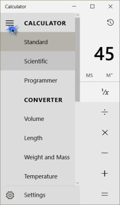 Windows 10 Calculator