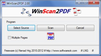 winscan2pdf Convert Word Documents to PDF
