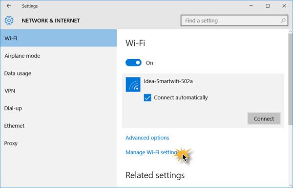 Windows commonly connects to networks inward this monastic tell Forget Wireless Network Profiles inward Windows 10