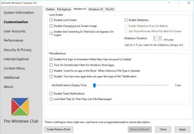 ultimate windows tweaker 4.6.0 for windows 10 ultimate windows tweaker 4.6.0 for windows 10