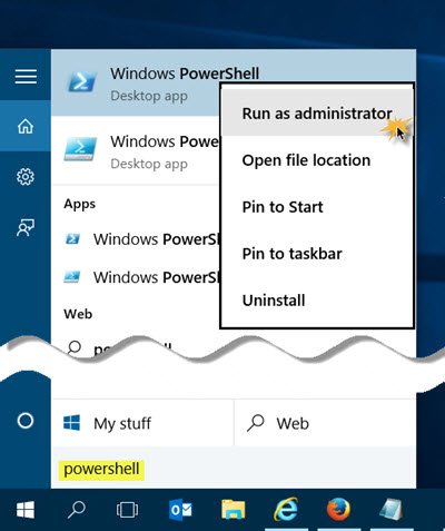 How to open an elevated PowerShell prompt