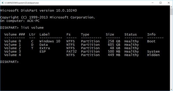 List Hard Drives using Command Prompt and PowerShell