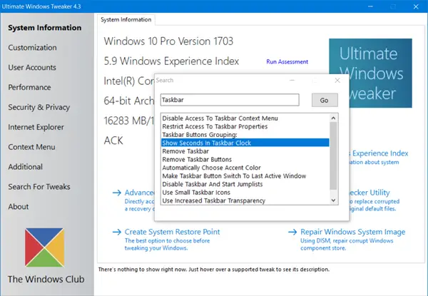 Ultimate Windows Tweaker 4 for Windows 10