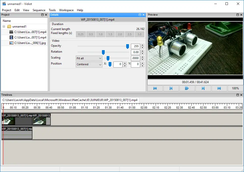 Vidiot download Open Source Video Editor for Windows PC - 91