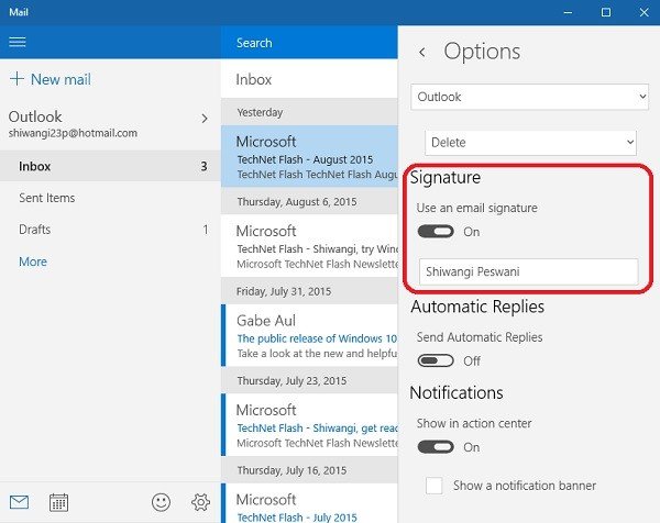 Windows Mail app Tips and Tricks