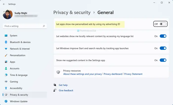 Manage and personalize ad preferences in Microsoft products