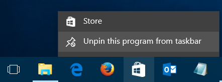 unpin programs