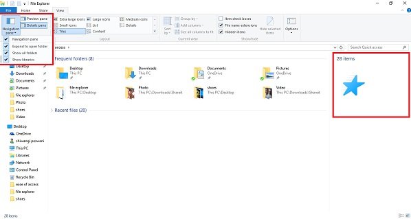 vview tab file explorer windows 10