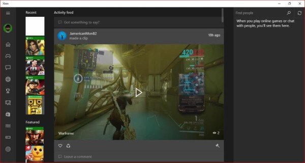 Activate Very High streaming on Windows 10 Xbox app