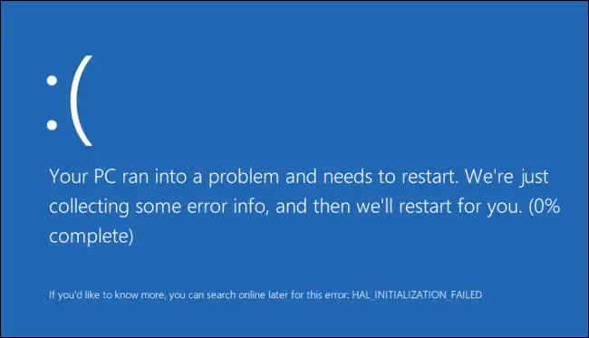 Blue Screen of Death Windows 10