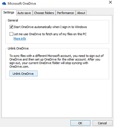 Change location of OneDrive folder