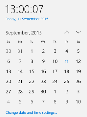 Turn System Icons like Clock On or Off in Windows 10