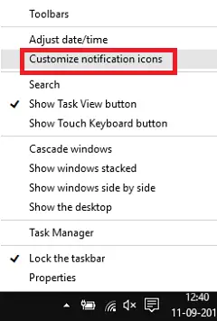 customize Notification icons