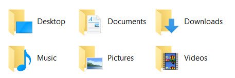 redirect Special folders to Work folders