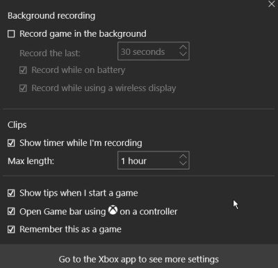 xbox screen recorder windows 10