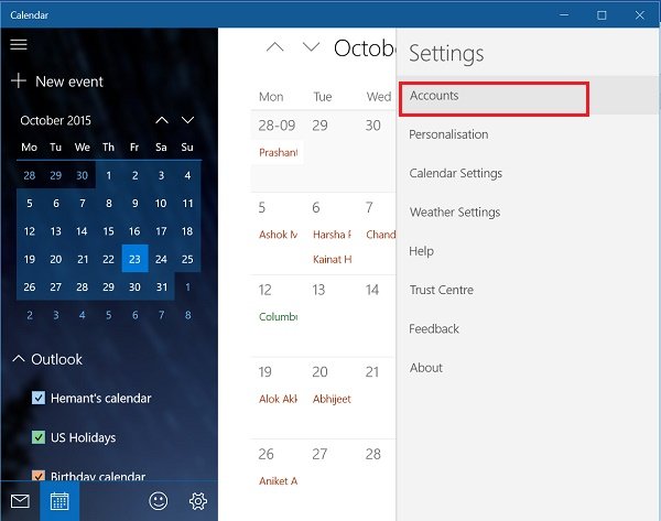 Synchroniser Google Agenda Avec L'application De Messagerie Windows 10 Synchroniser Google Agenda Avec L'application De Messagerie Windows 10