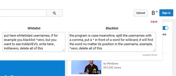 Block YouTube Users greasemonkey scripts for youtube-2