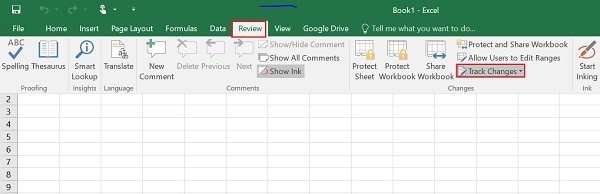 Workbook Sharing Feature in Excel 2016