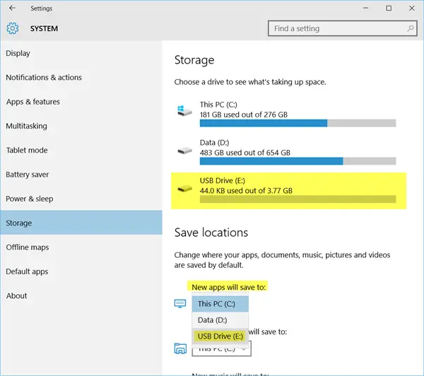 Install Apps to another Partition or External Drive