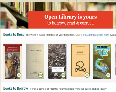 download free ebooks legally from open library