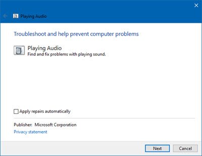 microsoft hd audio fix