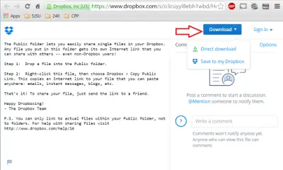 Dropbox for Gmail preview the dropbox file