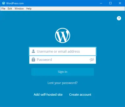 WordPress for Windows PC