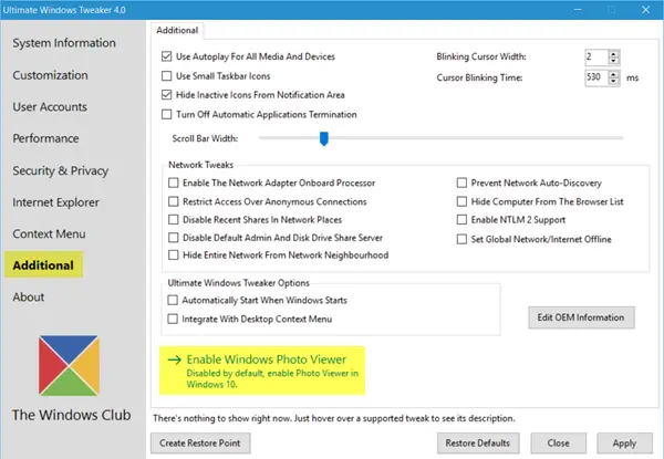 Enable Windows Photo Viewer in Windows 11 10 with a click - 99