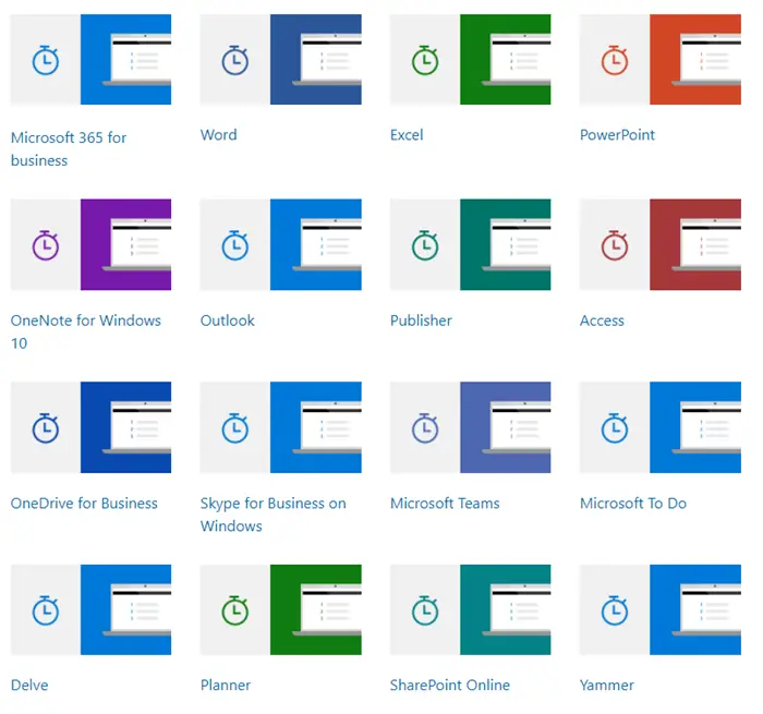 office quick start guides