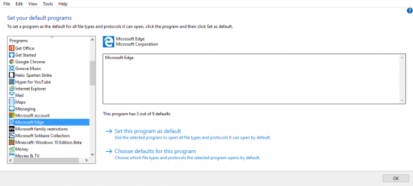 how to change default program pdf windows 10