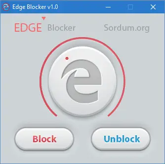 Edge Blocker Block Edge browser
