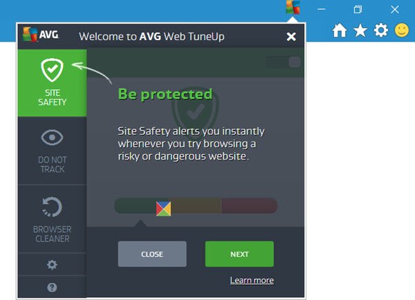 uninstall AVG Web Tuneup