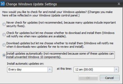 Windows 10 güncelleme ayarları