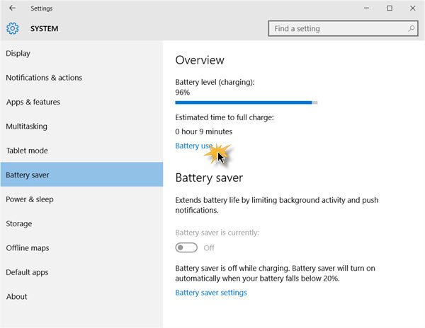 apps are consuming to a greater extent than battery too draining so battery How to notice out Battery Usage of each app inward Windows 10