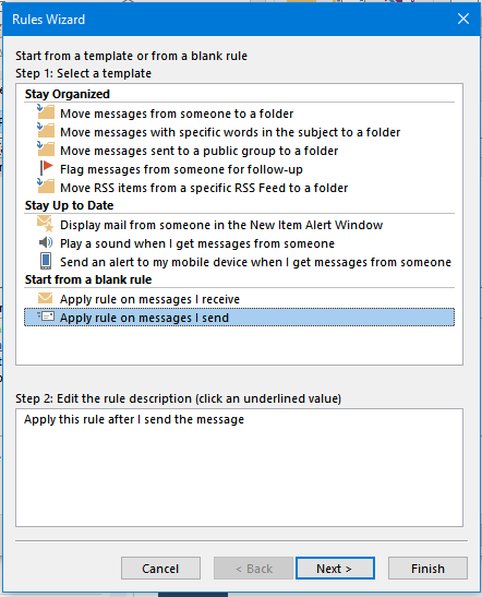 Delay sending messages in Outlook