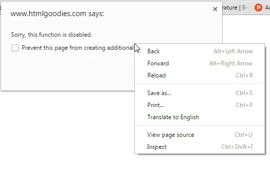 How To Enable Right Click On Websites That Have Disabled It