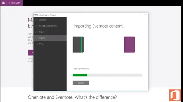 Migrate Notes from Evernote to OneNote