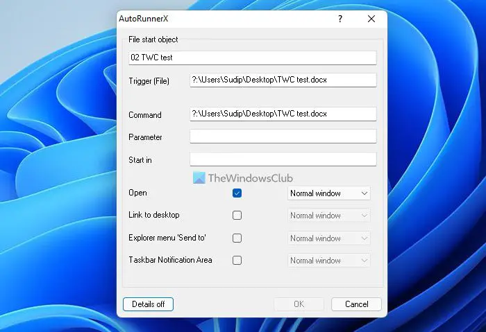 Automatically open files and folders when you connect USB to Windows PC with AutoRunnerX