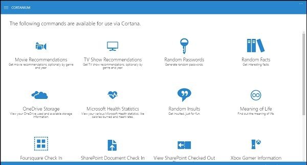 cortanium Add new voice commands to Cortana