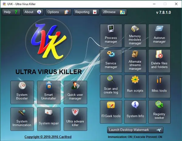 Ultra Virus Killer for Windows