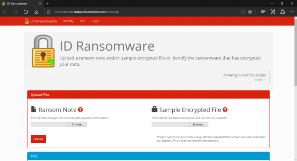 Identify Ransomware