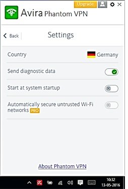 Avira Phantom VPN