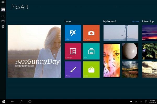 PicsArt app for Windows 10