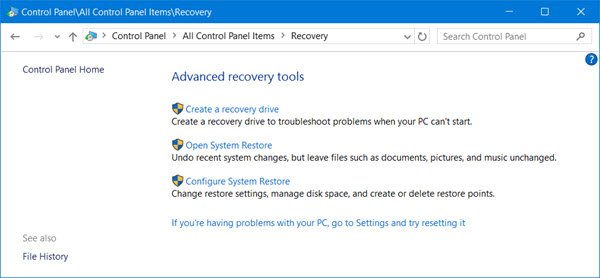 Restore, Refresh, Reset Surface Pro