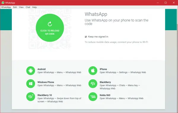 WhatsApp for Windows PC