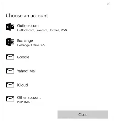 add Gmail to Windows 10 Mail & Calendar app