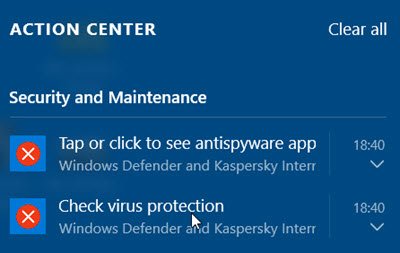 Enable or Start Windows Defender