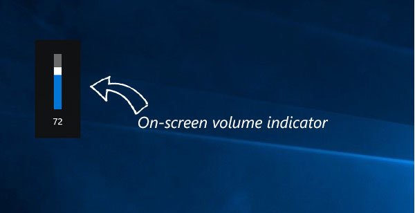 Hide On Screen Volume Indicator in Windows 10